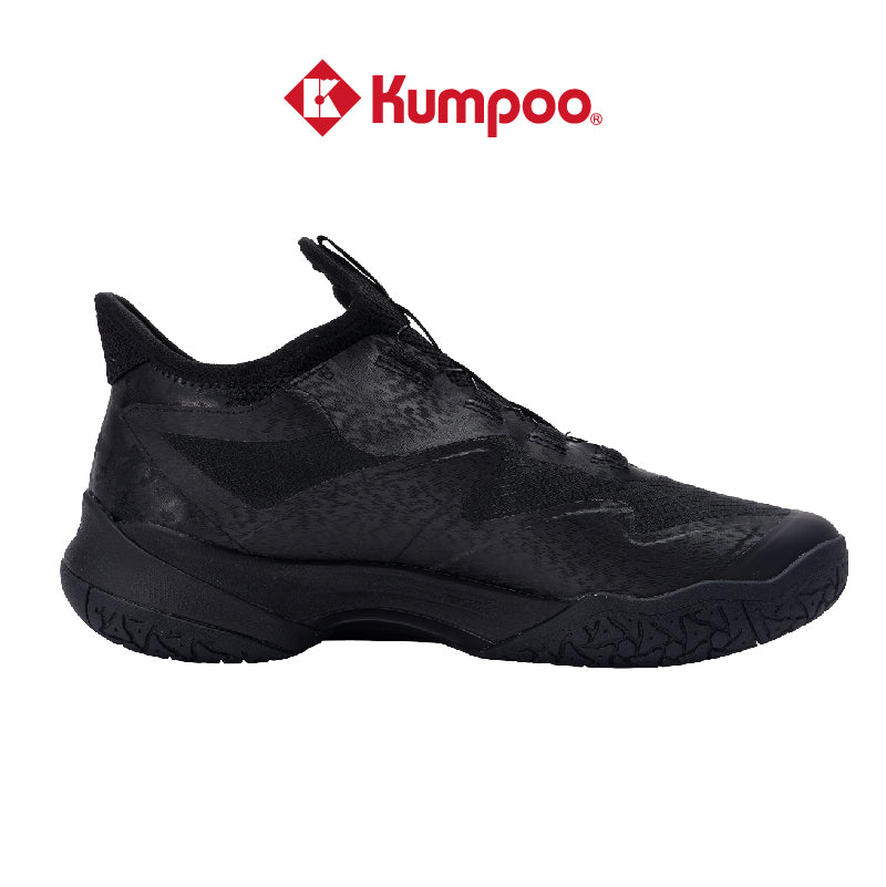 Kumpoo Professional Badminton Shoes KH-G826S Black - KrazySmash