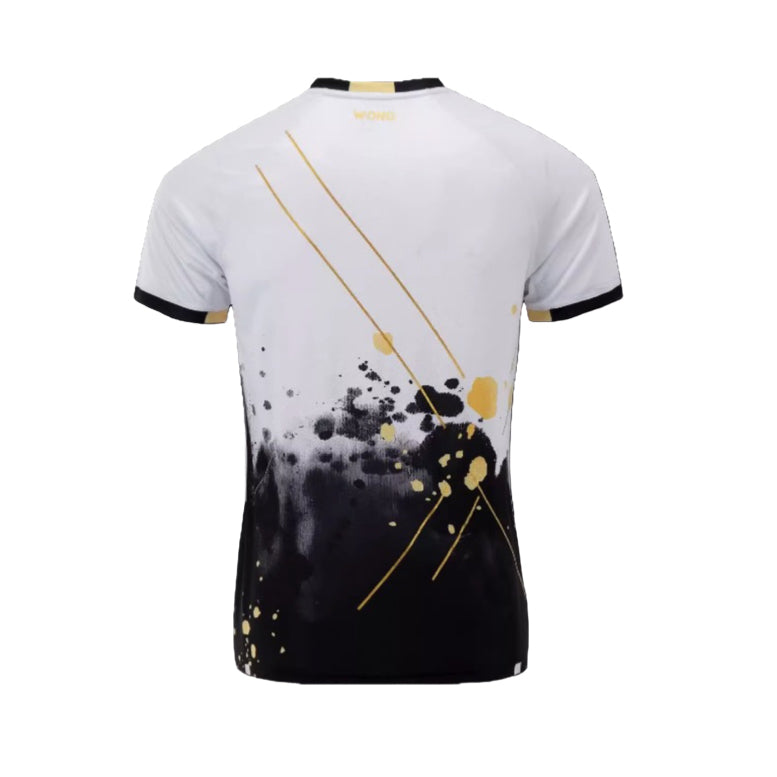 WONG Tournament Shirt Golden Flowers with Ink - KrazySmash