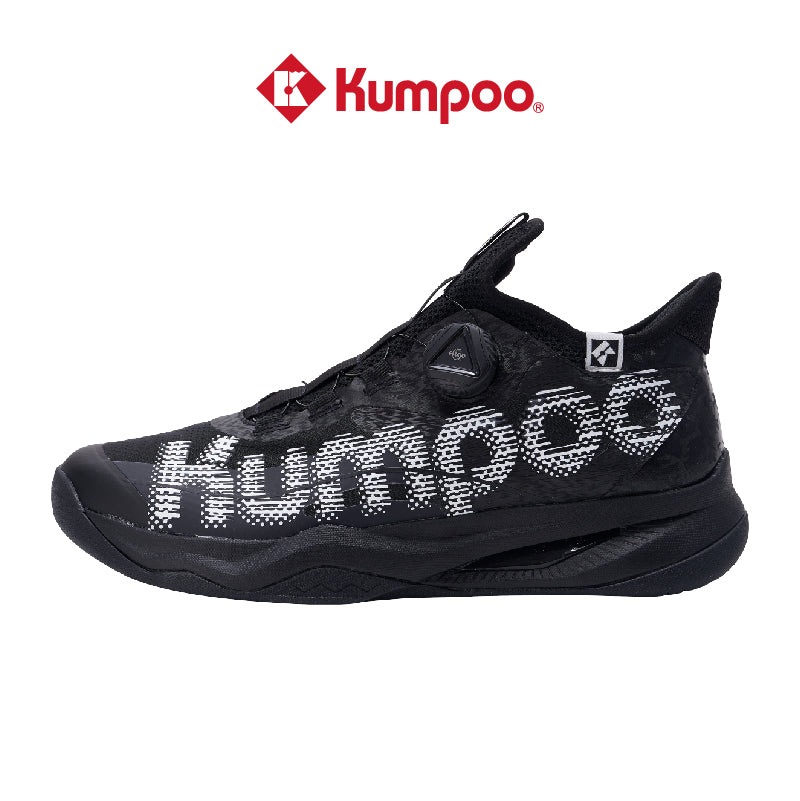 Kumpoo Professional Badminton Shoes KH-G826S Black - KrazySmash