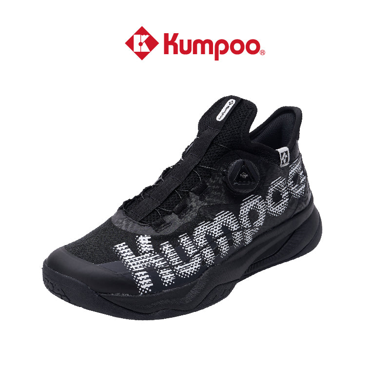 Kumpoo Professional Badminton Shoes KH-G826S Black - KrazySmash