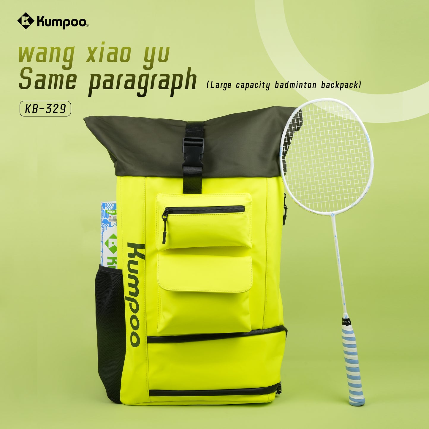 Kumpoo Badminton Backpack KB-329 - KrazySmash