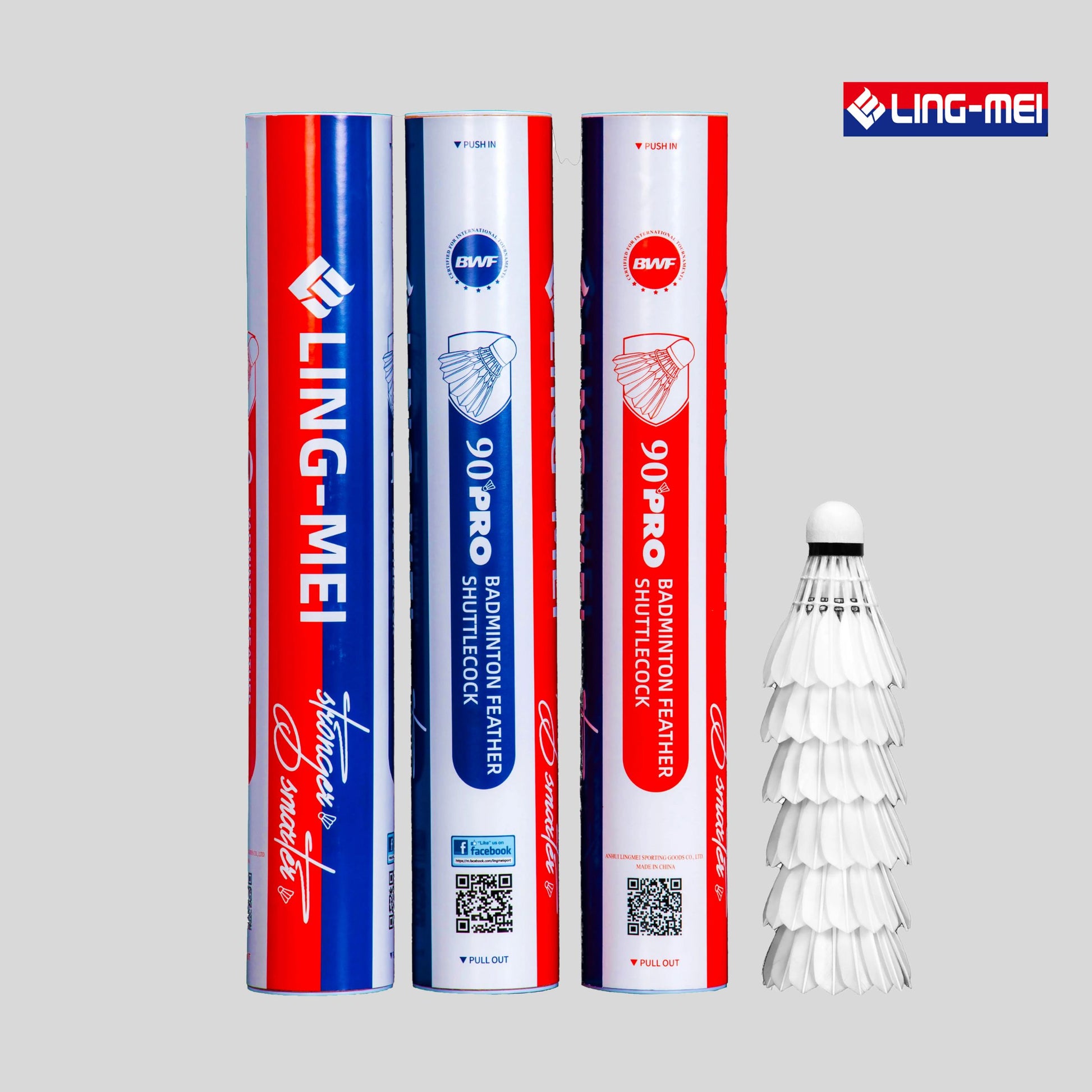 LingMei 90Pro badminton shuttlecock BWF Approved - KrazySmash