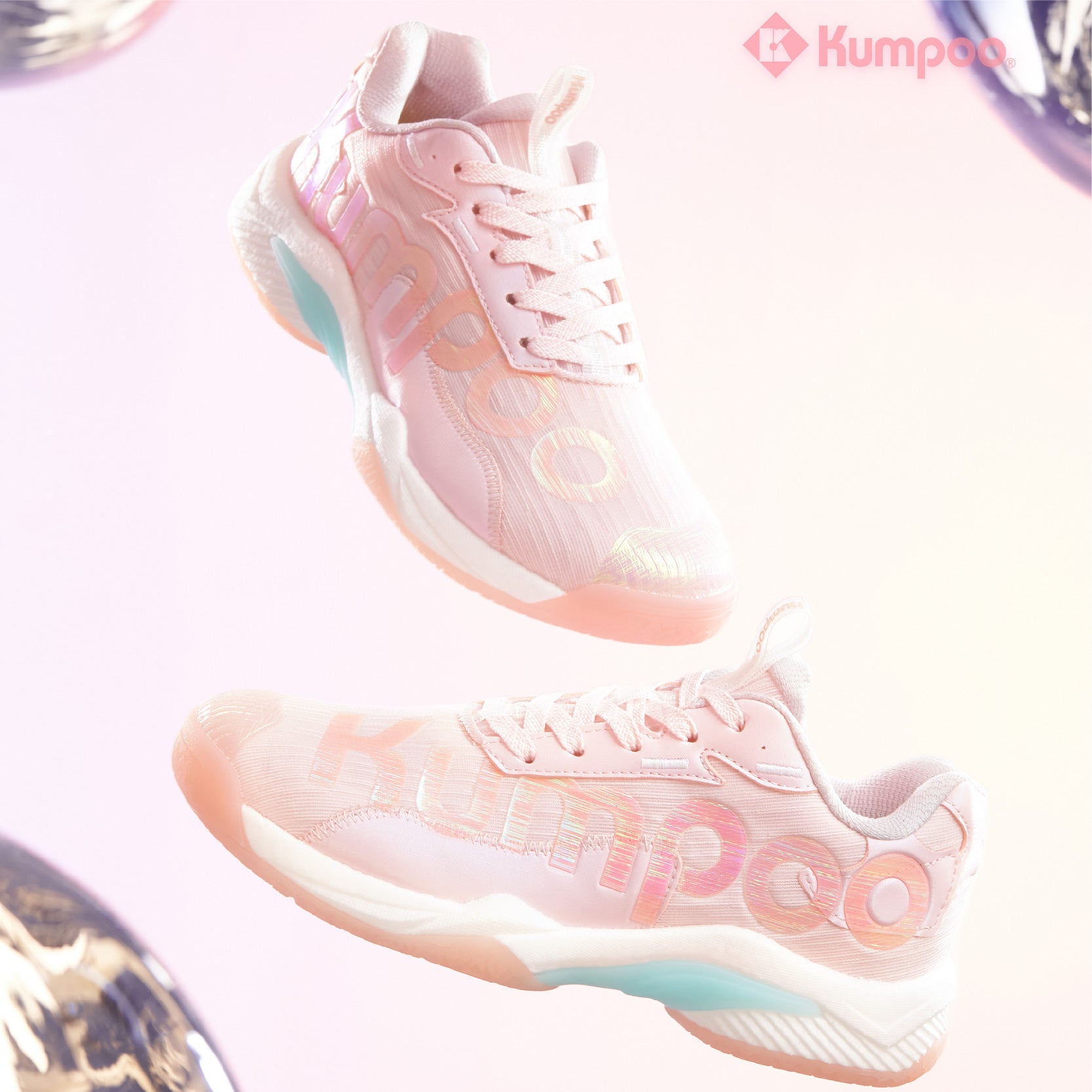 Kumpoo ShiningGlass Badminton Shoe for Women - KrazySmash